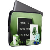 Reisen ist gut für das Soul Laptopschutzhülle (Vorne Rechts)