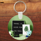 Reisen ist gut für das Soul Schlüsselanhänger (Vorderseite)