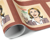 Reisen ist lebensgefährliches Papier Geschenkpapier (Rolleneckpunkt)