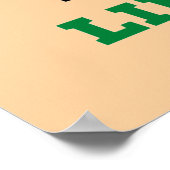 Reisen ist Lebensplaner Poster (Ecke)