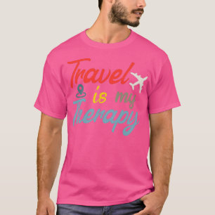 Reisen ist mein therapeutisches Reisedesign T-Shirt