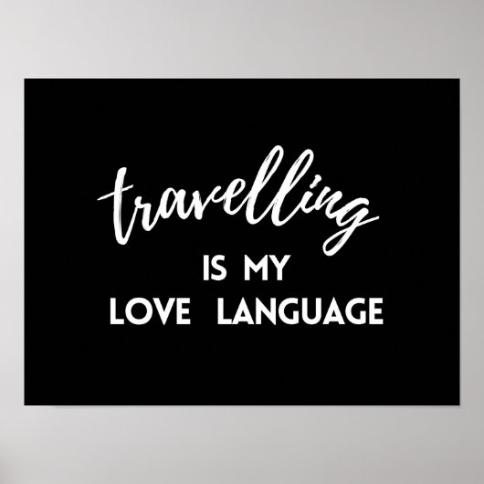 Reisen ist meine Liebe Poster (Vorne)