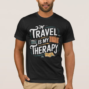 Reisen ist meine Therapie Bekleidung Shirt