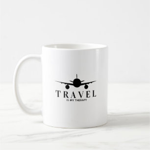 Reisen ist meine Therapie Kaffeetasse