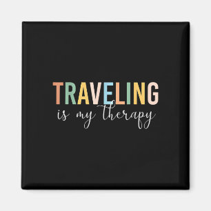 Reisen ist meine Therapie Magnet