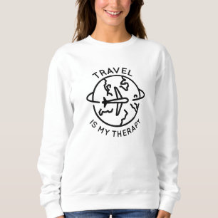 Reisen ist meine Therapie Sweatshirt