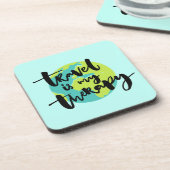 Reisen ist meine Therapie Untersetzer (Linke Seite)