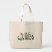 Reisen Jumbo Stoffbeutel (Rückseite)