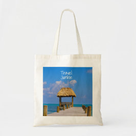 Reisen Junkie Tropical Beach Blue Ocean Karibik Tragetasche