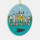 Reisen Keramik Ornament (Rechts)