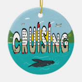 Reisen Keramik Ornament (Vorne)