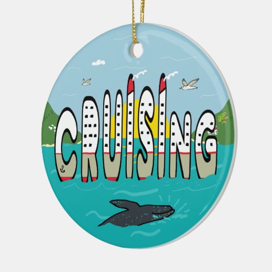 Reisen Keramik Ornament (Links)