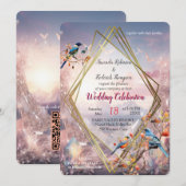 Reisen Kristalllandschaften unserer Welt Einladung (Vorne/Hinten)