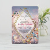 Reisen Kristalllandschaften unserer Welt Einladung (Stehend Vorderseite)