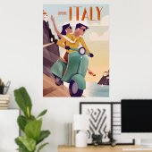 Reisen Kunst Entdecken Italien Poster (Heimbüro)