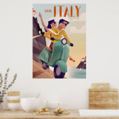 Reisen Kunst Entdecken Italien Poster (Küche)