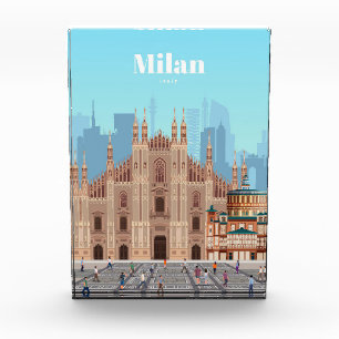 Reisen Kunst nach Mailand Italien Fotoblock