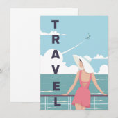 Reisen Kunstzeit Einladung (Vorne/Hinten)