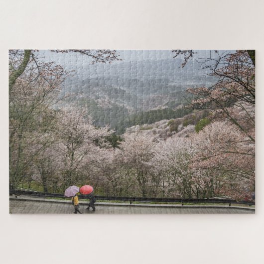 Reisen Landschaftliches Kirschblossom Japan Landsc Puzzle (Horizontal)