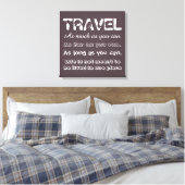 Reisen Leinwanddruck (Insitu (Schlafzimmer))