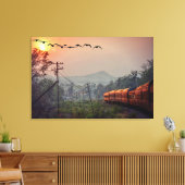 Reisen Leinwanddruck (Insitu (Wohnzimmer))