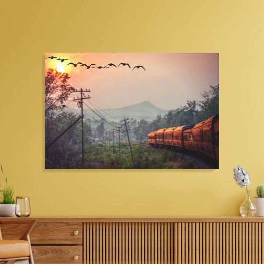 Reisen Leinwanddruck (Insitu (Wohnzimmer))