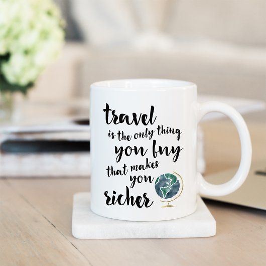 Reisen machen Sie zu einer besseren Tasse für Zita