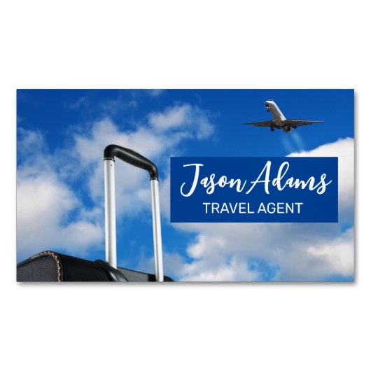 Reisen Magnetische Visitenkarte (Vorderseite)