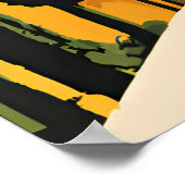 Reisen Malaga Spanien Poster (Ecke)