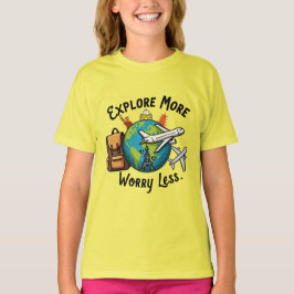 Reisen Mehr sehen Sie mehr fühlen Sie sich leben T-Shirt