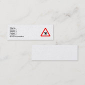 Reisen Mini Visitenkarte (Vorne/Hinten)