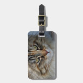 Reisen mit Cat/Cat Lover Gepäckanhänger (Vorderseite vertikal)