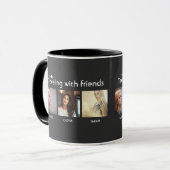 Reisen mit Freunden Tasse (Vorderseite Links)