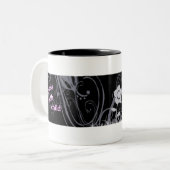 Reisen mit Kind Zweifarbige Tasse (Vorderseite Links)