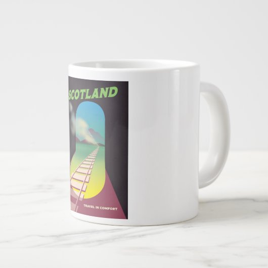 Reisen mit Komfort Schottland Jumbo-Tasse (Vorderseite Rechts)