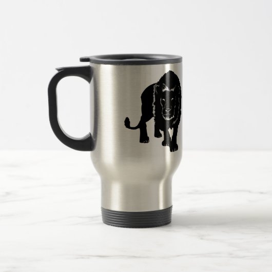 Reisen mit Löwe Reisebecher (Links)