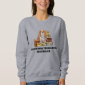 Reisen mit meinem Blenheim Cavalier King Charles Sweatshirt (Vorderseite)