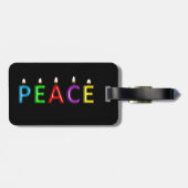 Reisen mit PEACE Gepäckanhänger (Rückseite horizontal)