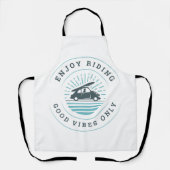 Reisen mit Typografie Schürze (Vorderseite)