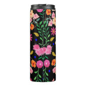 Reisen Mug mexikanisches florales Folk Art Thermal Thermosbecher (Rückseite)