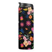 Reisen Mug mexikanisches florales Folk Art Thermal Thermosbecher (Nach rechts gedreht)