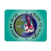 Reisen nach Alaska Magnet (Horizontal)