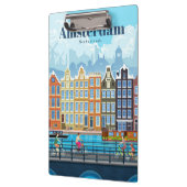 Reisen nach Amsterdam Klemmbrett (Links)