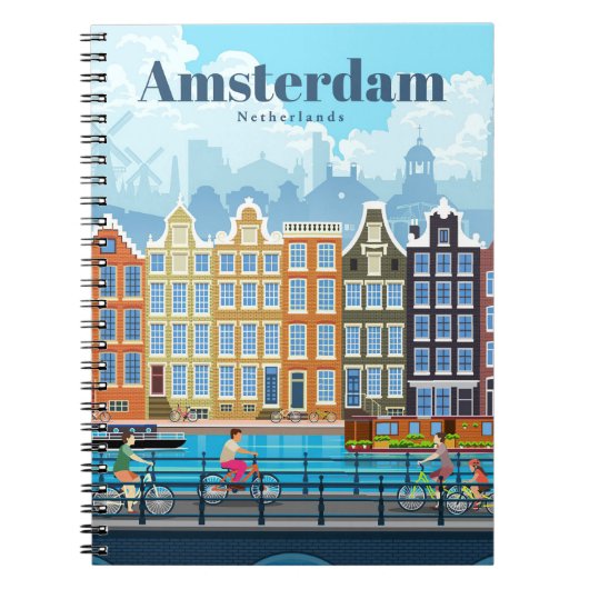 Reisen nach Amsterdam Notizblock (Vorderseite)