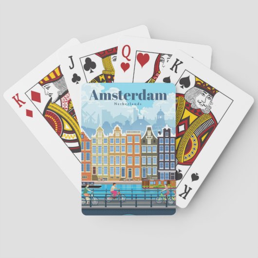Reisen nach Amsterdam Spielkarten (Rückseite)