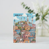 Reisen nach Ankara Turkiye Postkarte (Stehend Vorderseite)