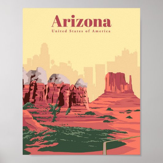 Reisen nach Arizona Poster (Vorne)