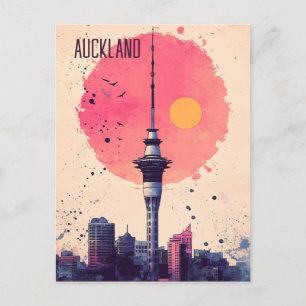 Reisen nach Auckland Neuseeland Postkarte