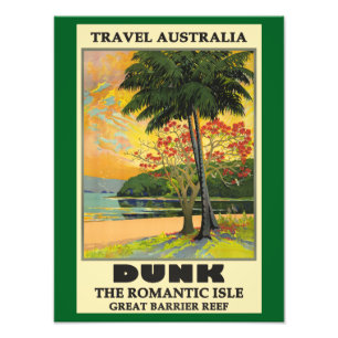 Reisen nach Australien, Dunk, Fotodruck