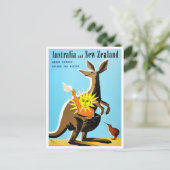 Reisen nach Australien und Neuseeland Postkarte (Stehend Vorderseite)